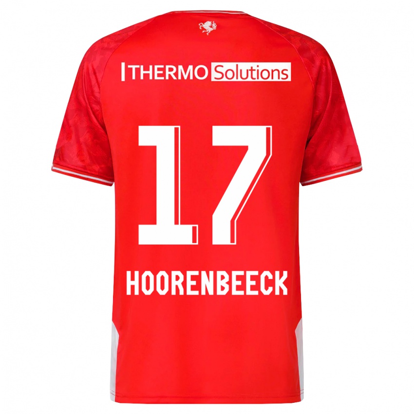 Dames Alec Van Hoorenbeeck #17 Rood Thuisshirt Thuistenue 2023/24 T-Shirt