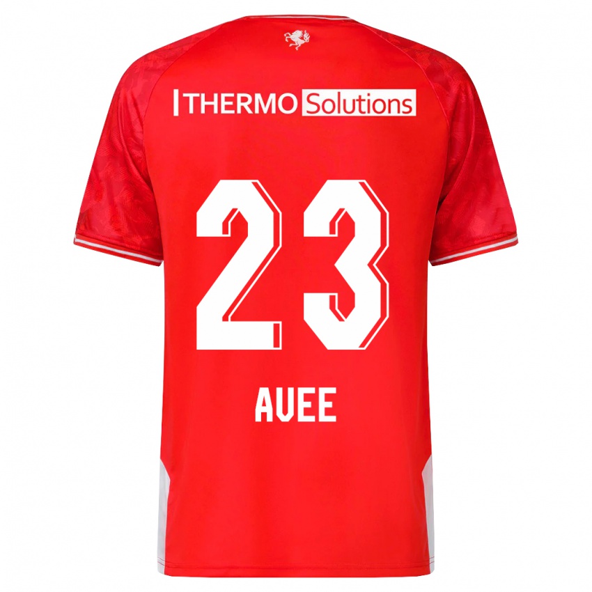 Dames Marit Auée #23 Rood Thuisshirt Thuistenue 2023/24 T-Shirt