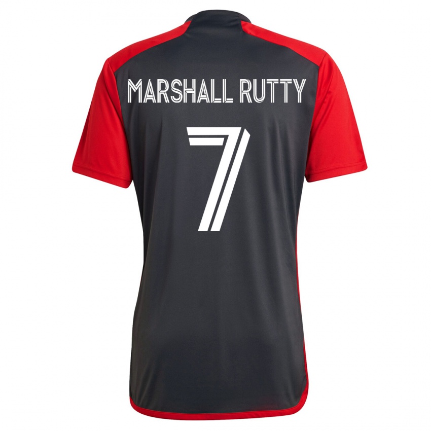 Dames Jahkeele Marshall-Rutty #7 Grijs Thuisshirt Thuistenue 2023/24 T-Shirt