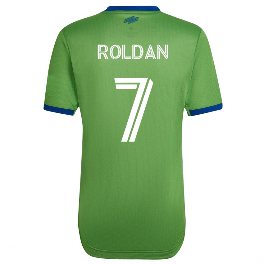 Dames Cristian Roldán #7 Groente Thuisshirt Thuistenue 2023/24 T-Shirt