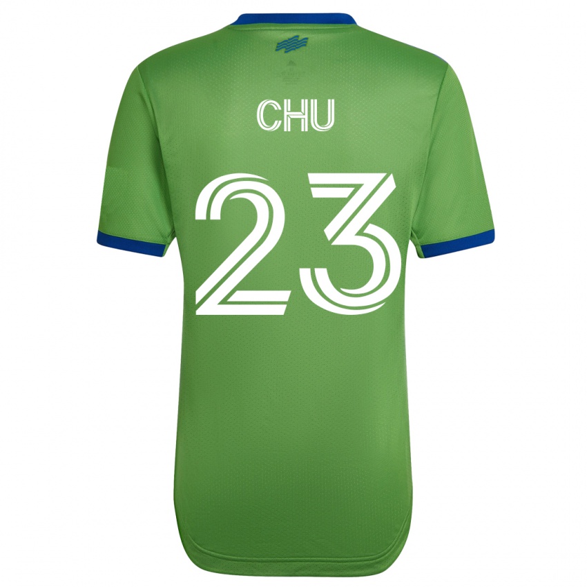 Dames Leo Chu #23 Groente Thuisshirt Thuistenue 2023/24 T-Shirt