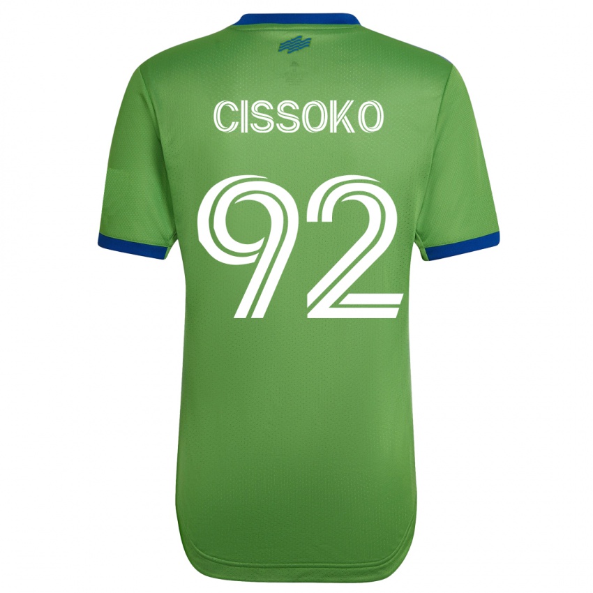 Dames Abdoulaye Cissoko #92 Groente Thuisshirt Thuistenue 2023/24 T-Shirt