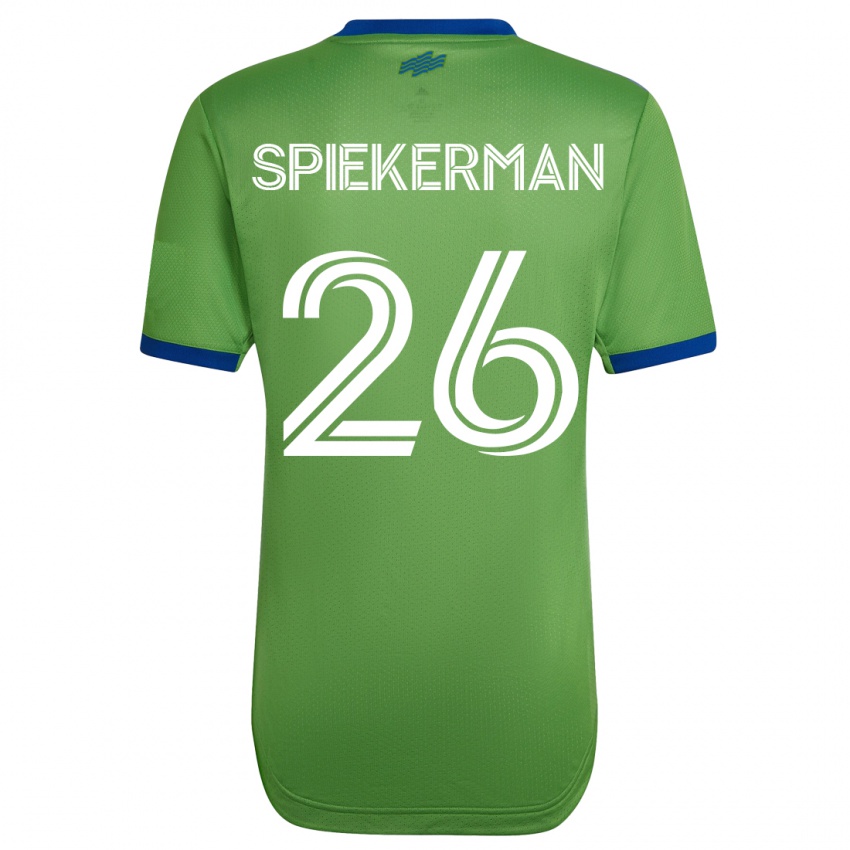 Dames Stephanie Spiekerman #26 Groente Thuisshirt Thuistenue 2023/24 T-Shirt