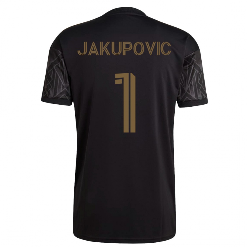 Dames Eldin Jakupovic #1 Zwart Thuisshirt Thuistenue 2023/24 T-Shirt