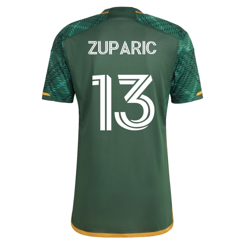 Dames Dario Zuparic #13 Groente Thuisshirt Thuistenue 2023/24 T-Shirt