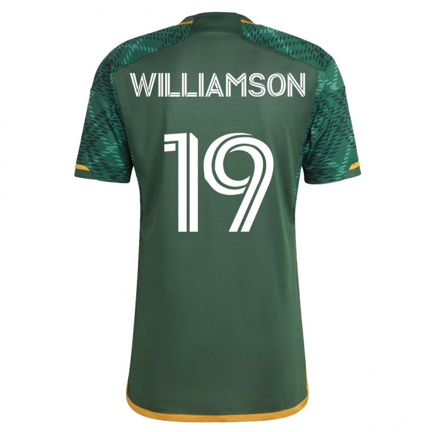 Dames Eryk Williamson #19 Groente Thuisshirt Thuistenue 2023/24 T-Shirt