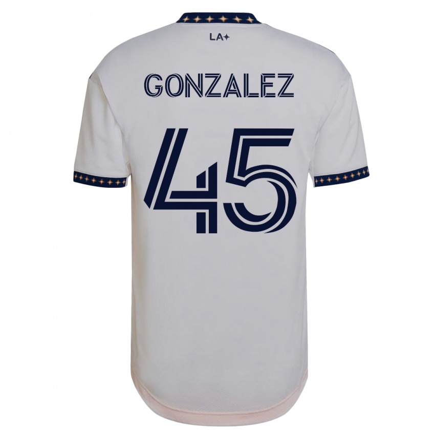 Dames Adrián González #45 Wit Thuisshirt Thuistenue 2023/24 T-Shirt