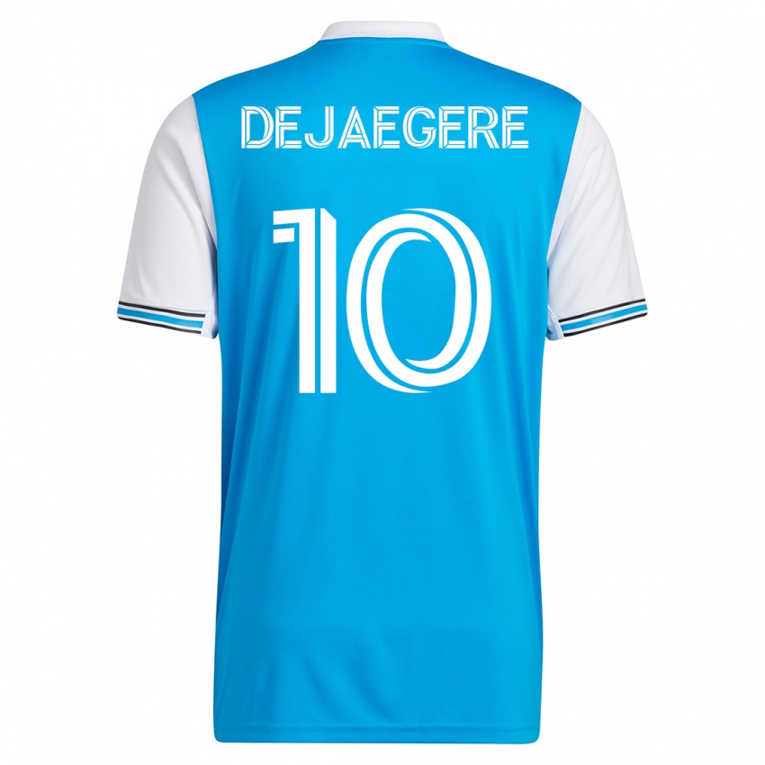 Dames Brecht Dejaegere #10 Blauw Thuisshirt Thuistenue 2023/24 T-Shirt