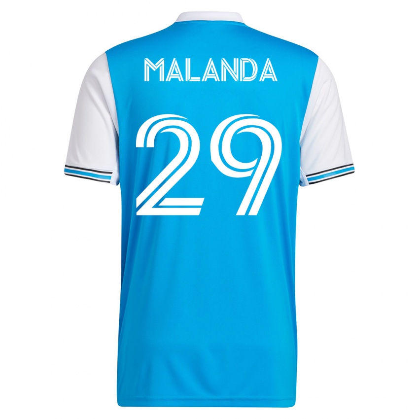 Dames Adilson Malanda #29 Blauw Thuisshirt Thuistenue 2023/24 T-Shirt