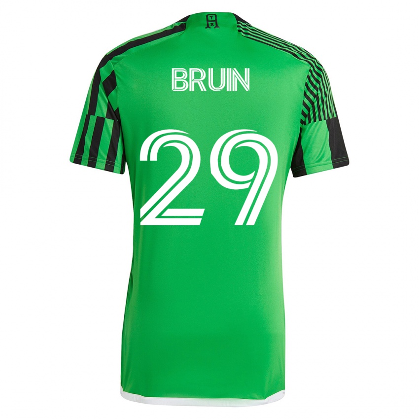 Dames Will Bruin #29 Groen Zwart Thuisshirt Thuistenue 2023/24 T-Shirt