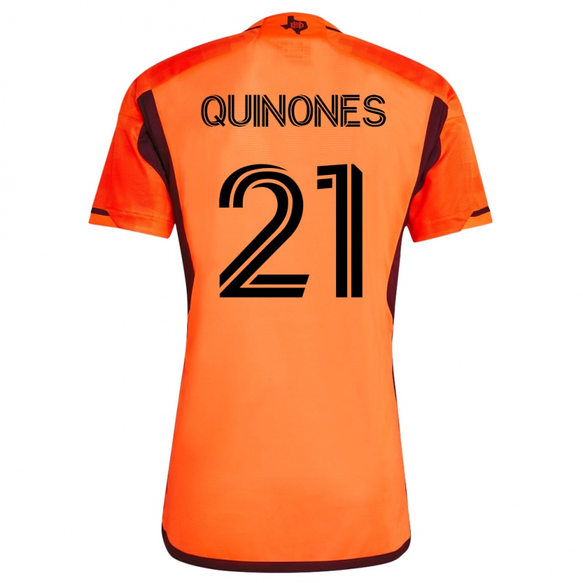 Dames Nelson Quiñónes #21 Oranje Thuisshirt Thuistenue 2023/24 T-Shirt