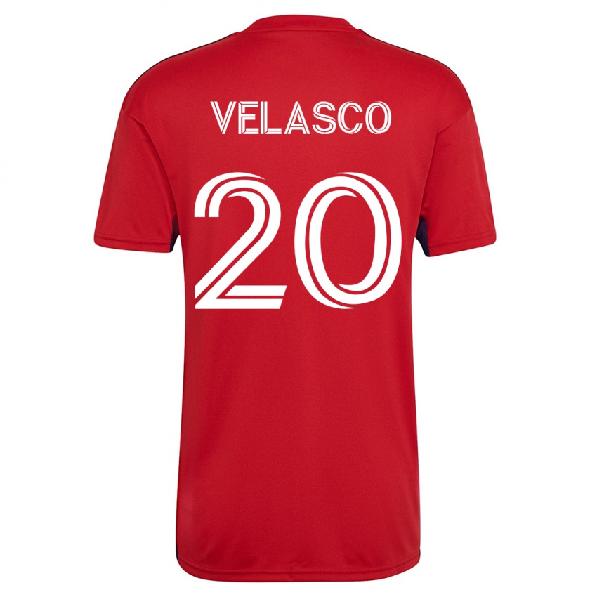 Dames Alan Velasco #20 Rood Thuisshirt Thuistenue 2023/24 T-Shirt