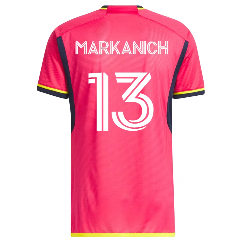 Dames Anthony Markanich #13 Roze Thuisshirt Thuistenue 2023/24 T-Shirt