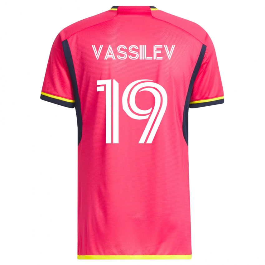 Dames Indiana Vassilev #19 Roze Thuisshirt Thuistenue 2023/24 T-Shirt