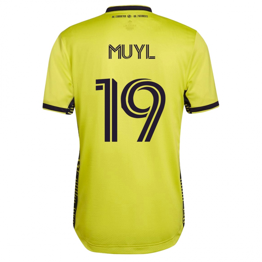 Dames Alex Muyl #19 Geel Thuisshirt Thuistenue 2023/24 T-Shirt