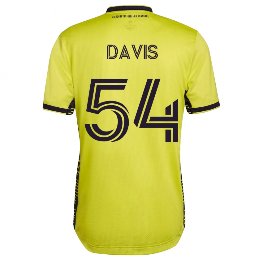 Dames Sean Davis #54 Geel Thuisshirt Thuistenue 2023/24 T-Shirt