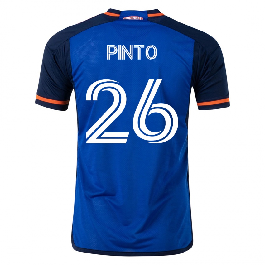 Dames Malik Pinto #26 Blauw Thuisshirt Thuistenue 2023/24 T-Shirt