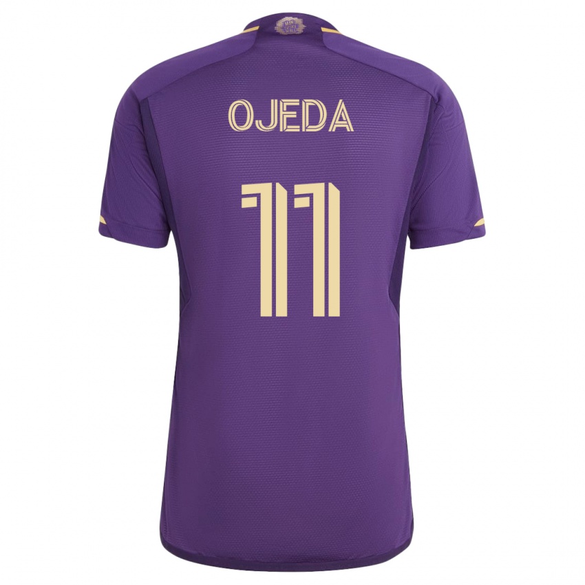 Dames Martín Ojeda #11 Viooltje Thuisshirt Thuistenue 2023/24 T-Shirt