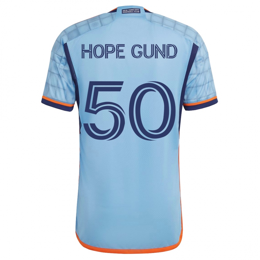 Dames Kofi Hope-Gund #50 Blauw Thuisshirt Thuistenue 2023/24 T-Shirt