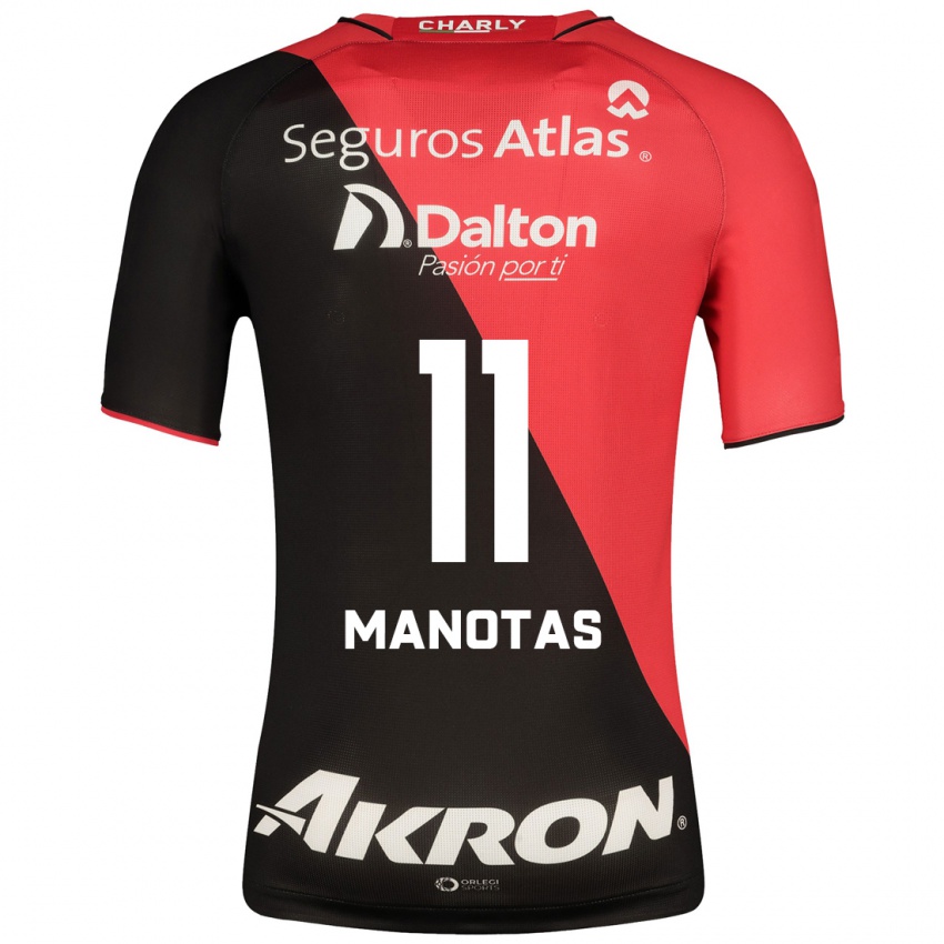 Dames Mauro Manotas #11 Zwart Thuisshirt Thuistenue 2023/24 T-Shirt