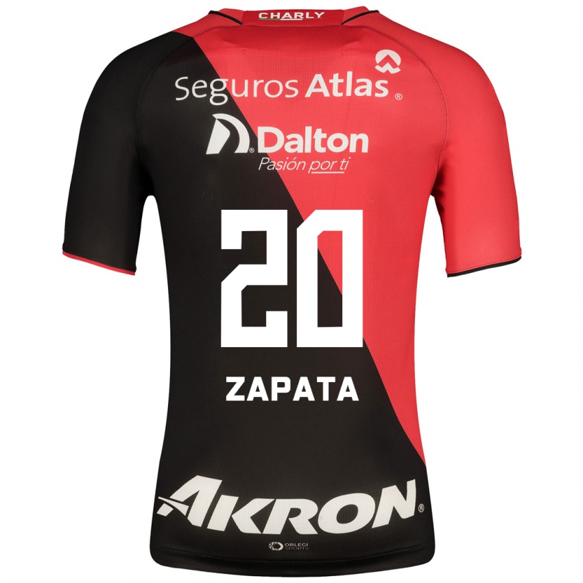 Dames Juan Zapata #20 Zwart Thuisshirt Thuistenue 2023/24 T-Shirt