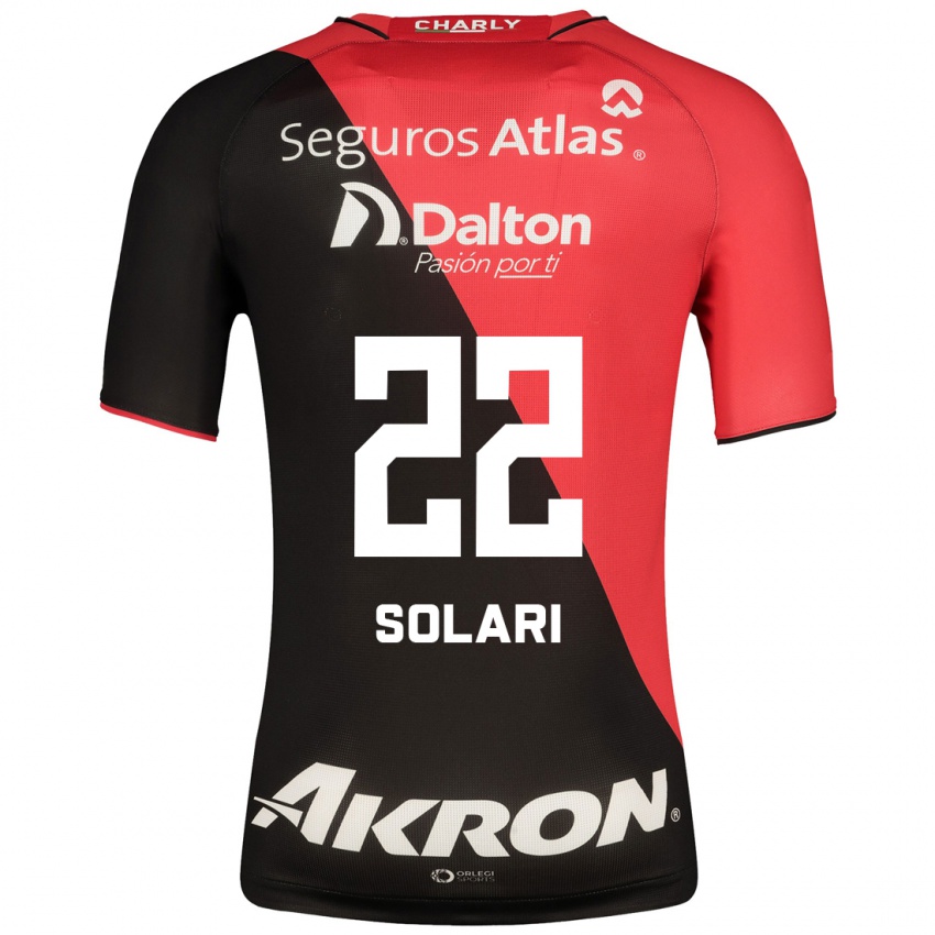 Dames Augusto Solari #22 Zwart Thuisshirt Thuistenue 2023/24 T-Shirt