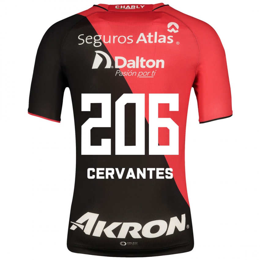 Dames Daniel Cervantes #206 Zwart Thuisshirt Thuistenue 2023/24 T-Shirt