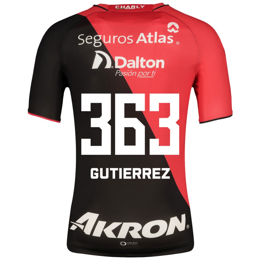 Dames Orlando Gutiérrez #363 Zwart Thuisshirt Thuistenue 2023/24 T-Shirt