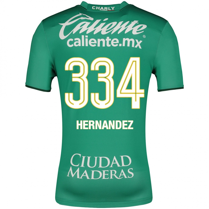Dames Alan Hernández #334 Groente Thuisshirt Thuistenue 2023/24 T-Shirt