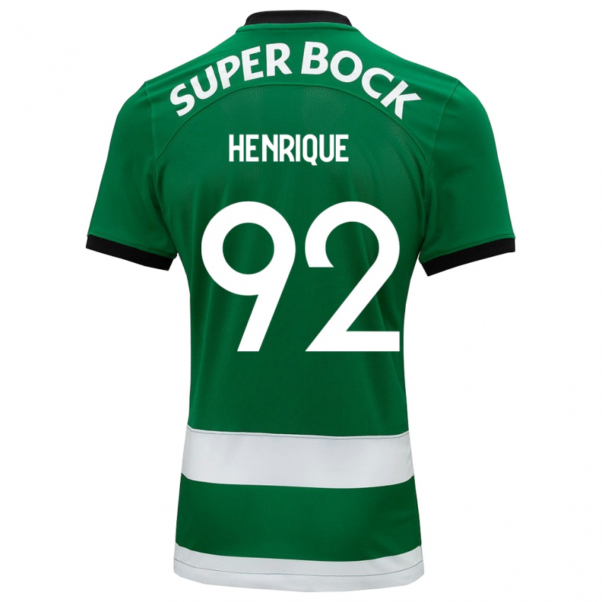 Dames Eduardo Henrique #92 Groente Thuisshirt Thuistenue 2023/24 T-Shirt