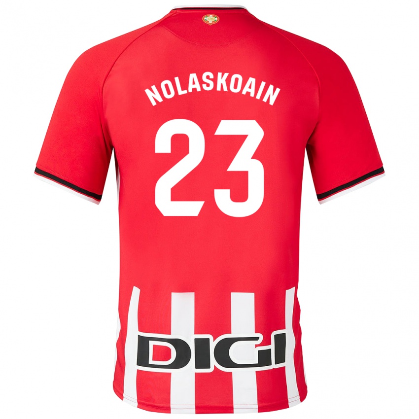 Dames Peru Nolaskoain #23 Rood Thuisshirt Thuistenue 2023/24 T-Shirt