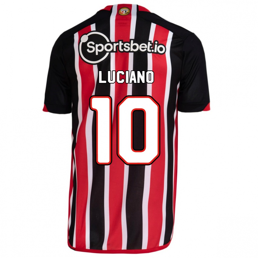 Dames Luciano #10 Blauw Rood Uitshirt Uittenue 2023/24 T-Shirt