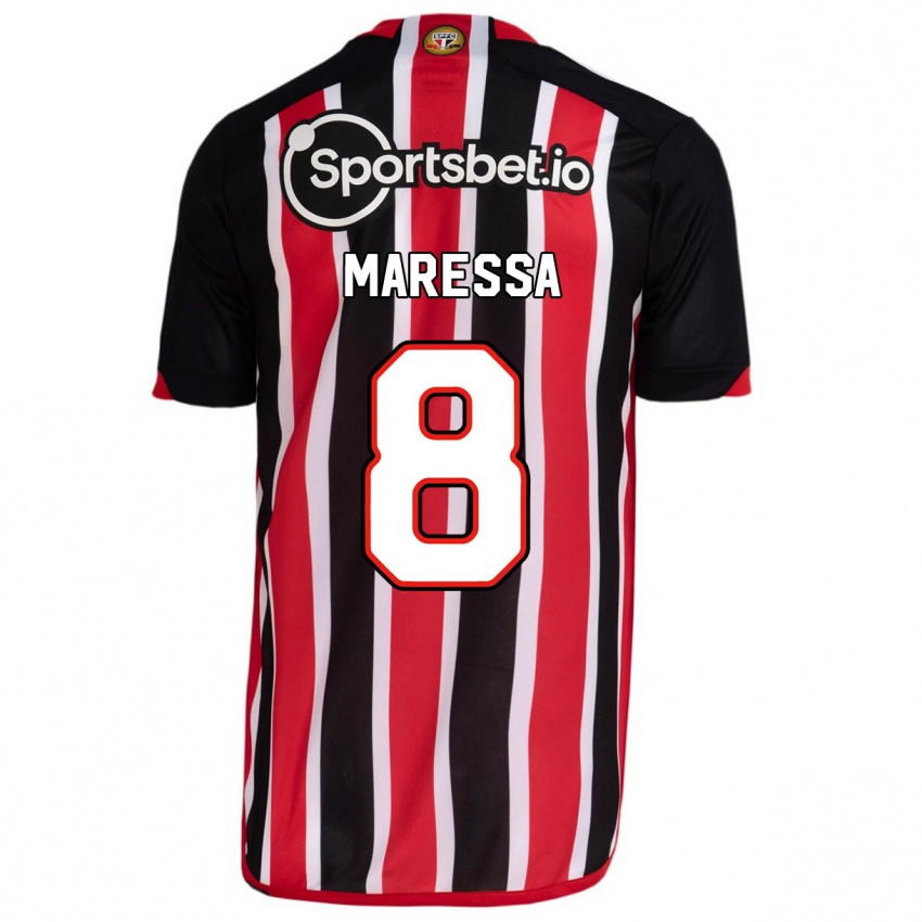 Dames Maressa #8 Blauw Rood Uitshirt Uittenue 2023/24 T-Shirt