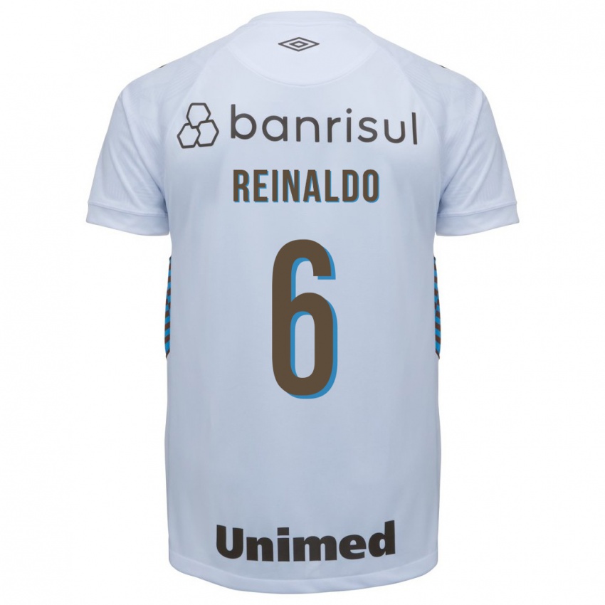 Dames Reinaldo #6 Wit Uitshirt Uittenue 2023/24 T-Shirt