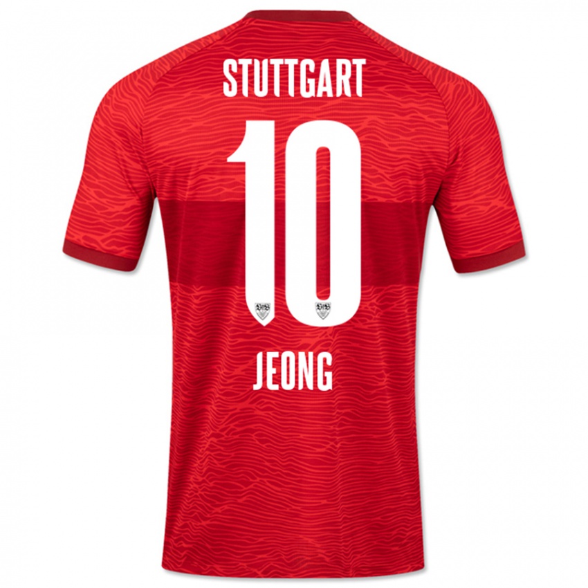 Dames Woo-Yeong Jeong #10 Rood Uitshirt Uittenue 2023/24 T-Shirt