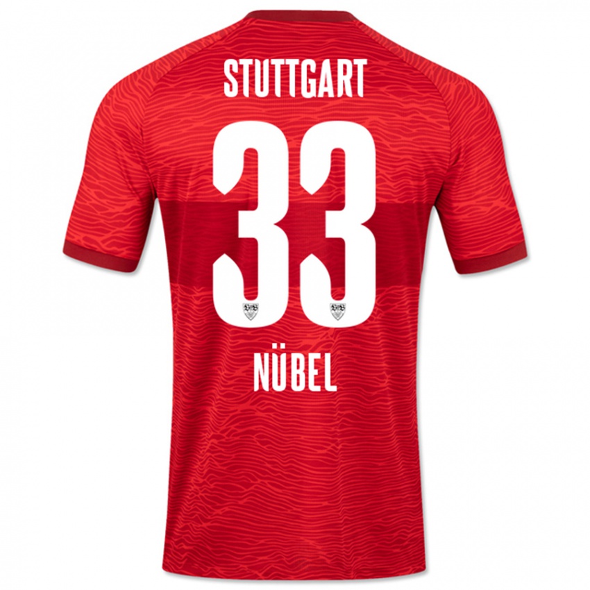 Dames Alexander Nübel #33 Rood Uitshirt Uittenue 2023/24 T-Shirt