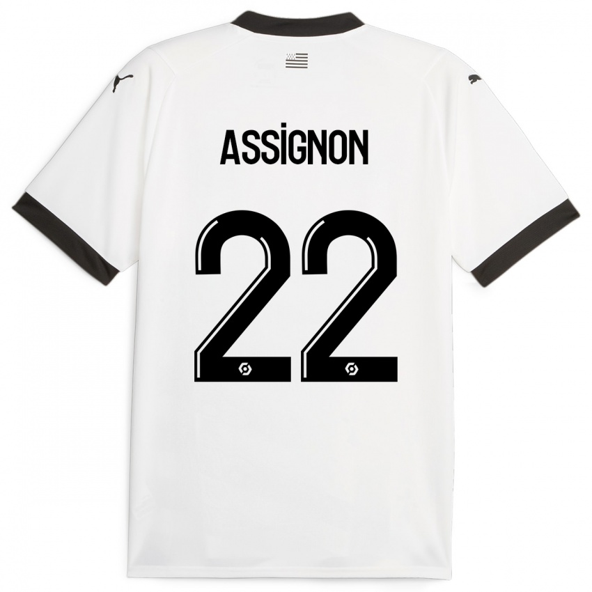 Dames Lorenz Assignon #22 Wit Uitshirt Uittenue 2023/24 T-Shirt