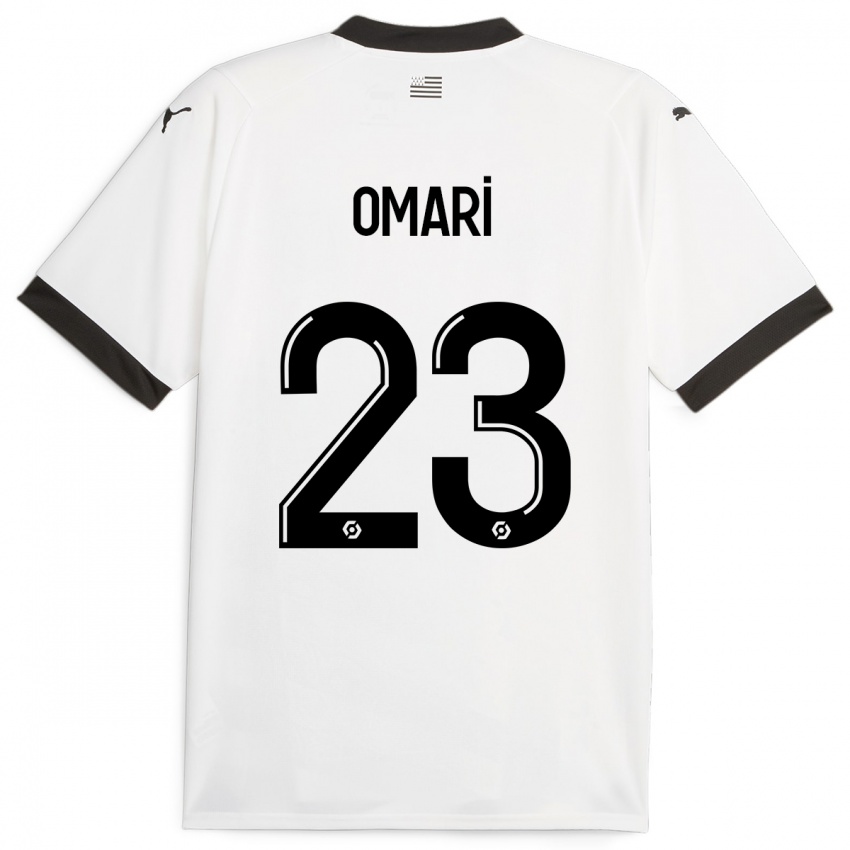 Dames Warmed Omari #23 Wit Uitshirt Uittenue 2023/24 T-Shirt