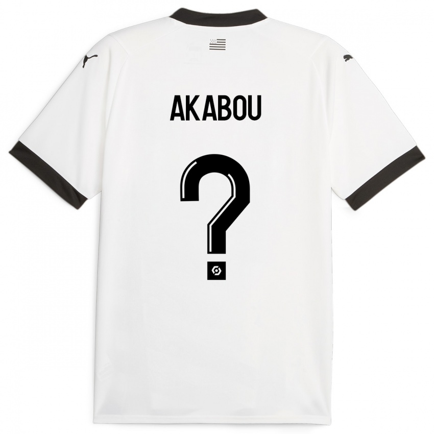 Dames Ayoube Akabou #0 Wit Uitshirt Uittenue 2023/24 T-Shirt
