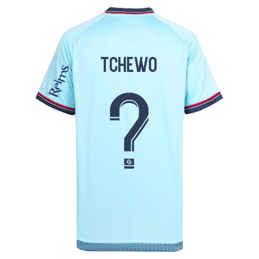Dames Ryan Tchapda Tchewo #0 Hemelsblauw Uitshirt Uittenue 2023/24 T-Shirt