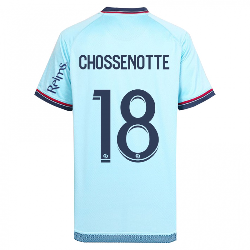 Dames Shana Chossenotte #18 Hemelsblauw Uitshirt Uittenue 2023/24 T-Shirt