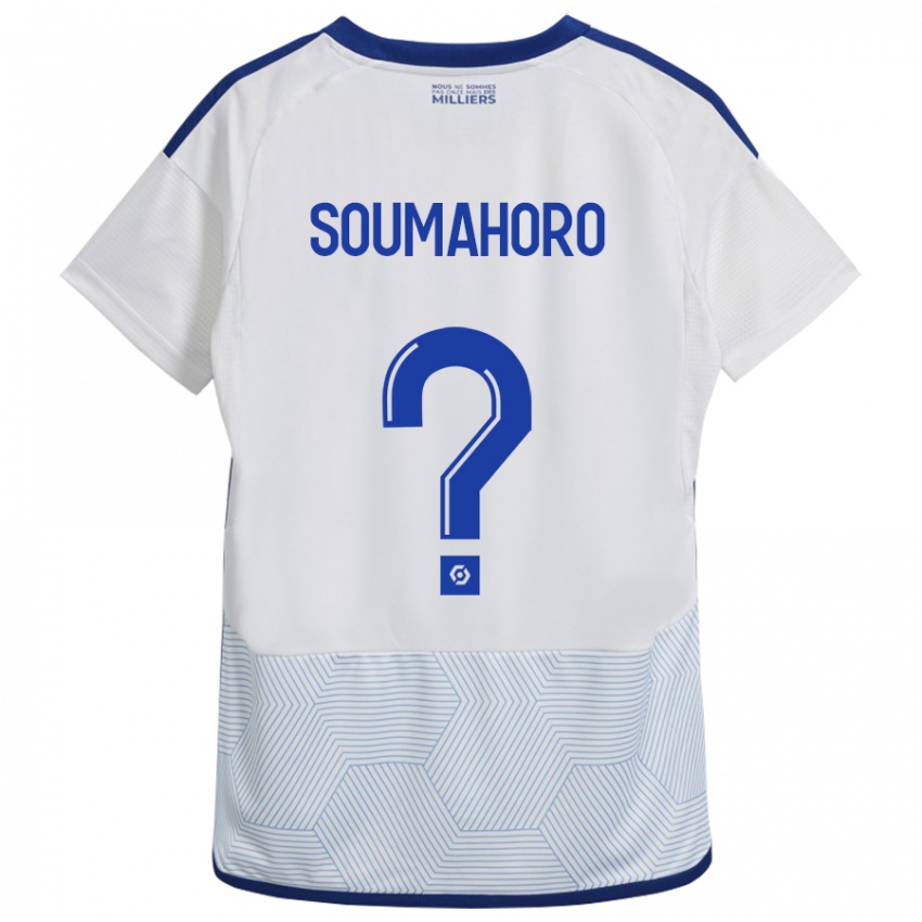 Dames Mohamed Soumahoro #0 Wit Uitshirt Uittenue 2023/24 T-Shirt