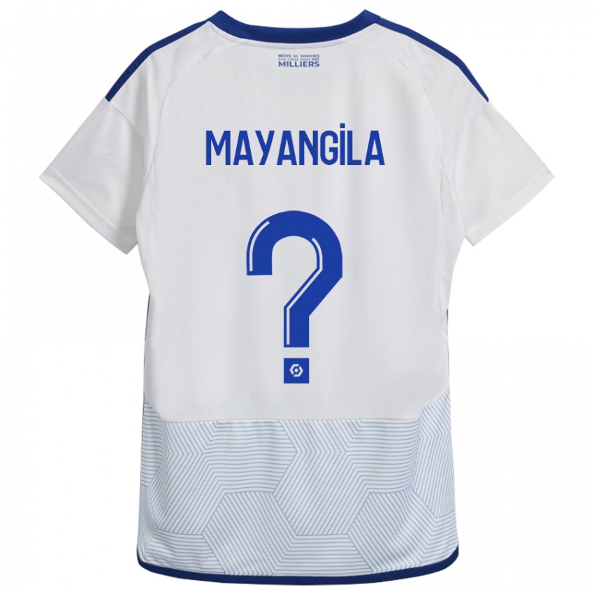 Dames Ryan Tutu Mayangila #0 Wit Uitshirt Uittenue 2023/24 T-Shirt