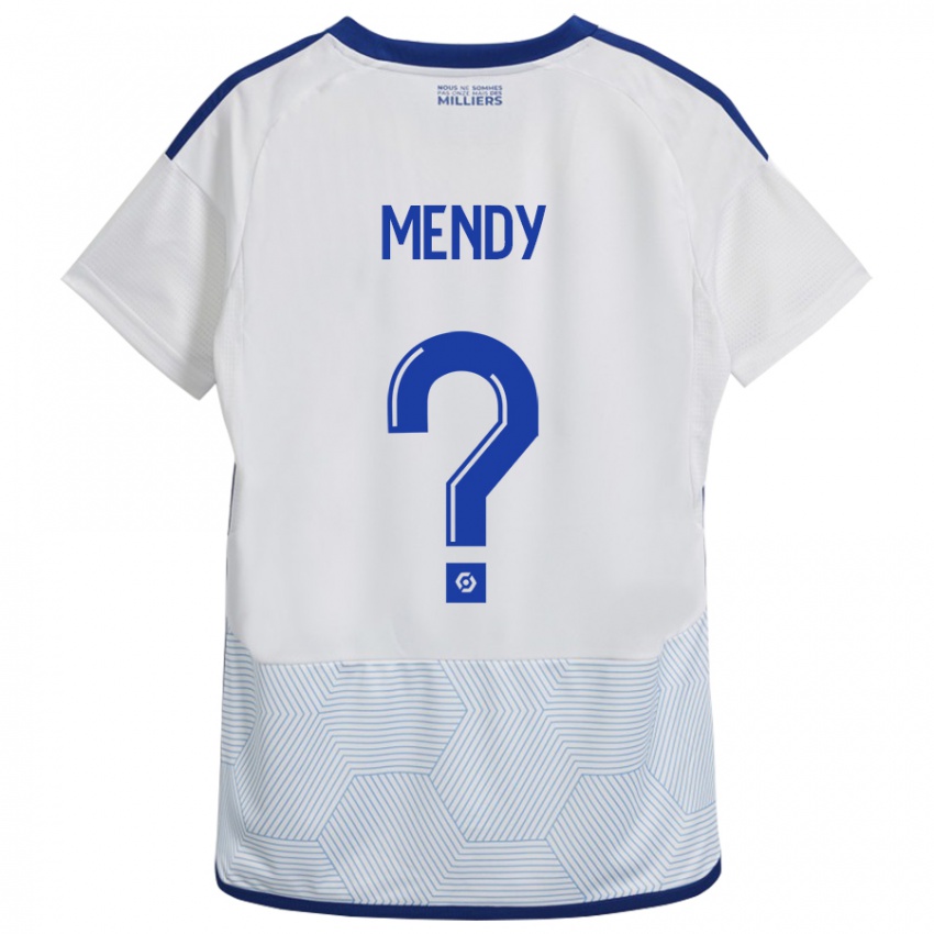 Dames François Mendy #0 Wit Uitshirt Uittenue 2023/24 T-Shirt