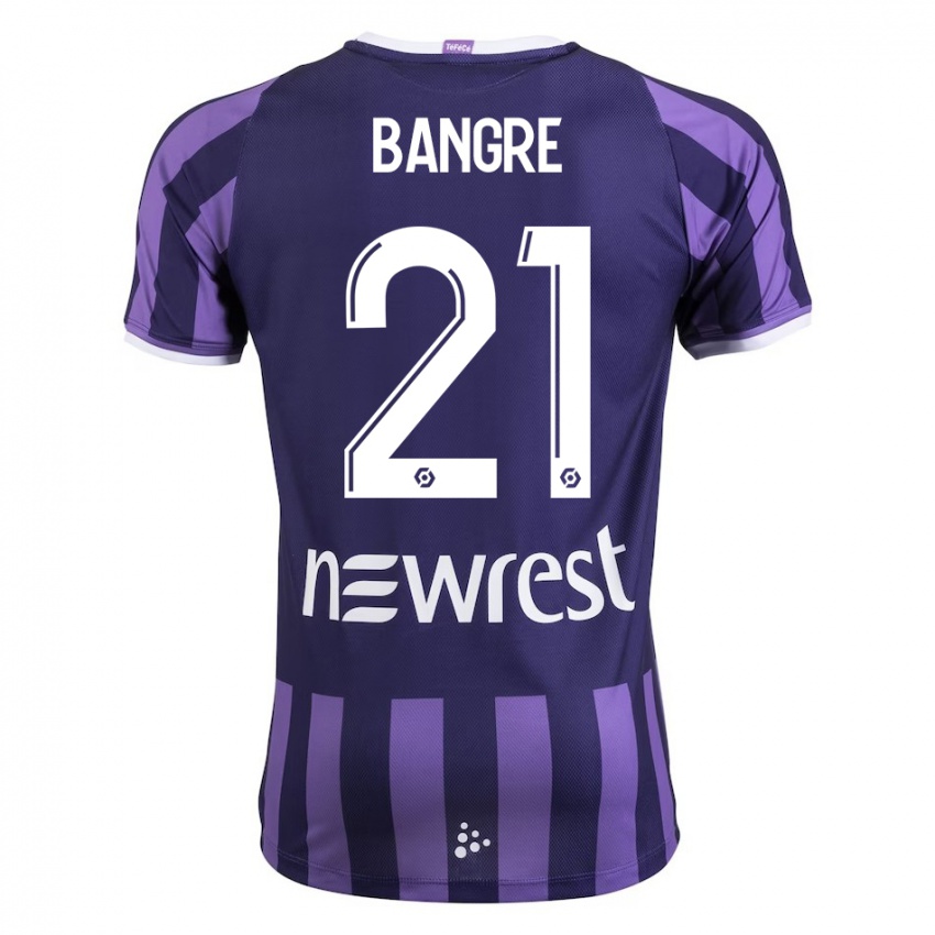 Dames Mamady Bangré #21 Paars Uitshirt Uittenue 2023/24 T-Shirt