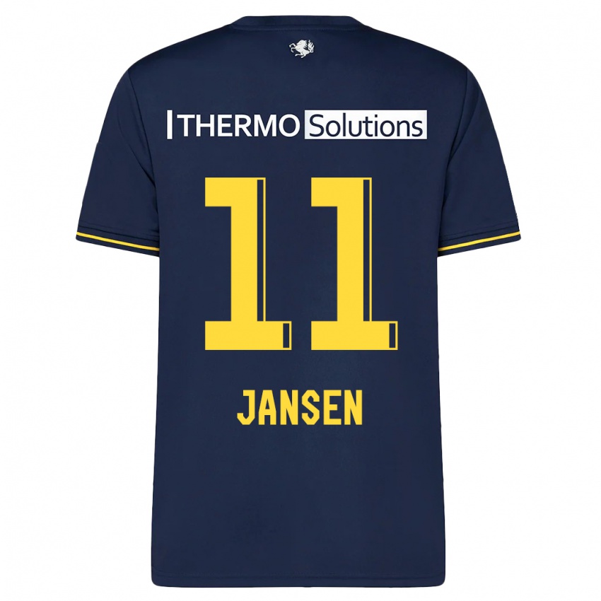 Dames Renate Jansen #11 Marine Uitshirt Uittenue 2023/24 T-Shirt