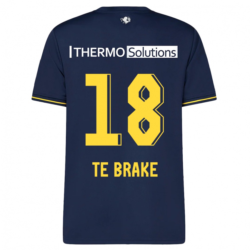 Dames Sophie Te Brake #18 Marine Uitshirt Uittenue 2023/24 T-Shirt