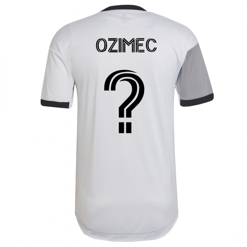 Dames Lucas Ozimec #0 Wit Uitshirt Uittenue 2023/24 T-Shirt