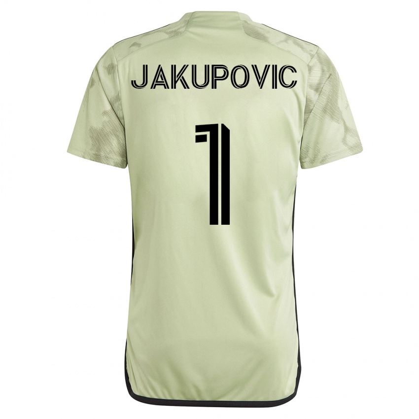Dames Eldin Jakupovic #1 Groente Uitshirt Uittenue 2023/24 T-Shirt
