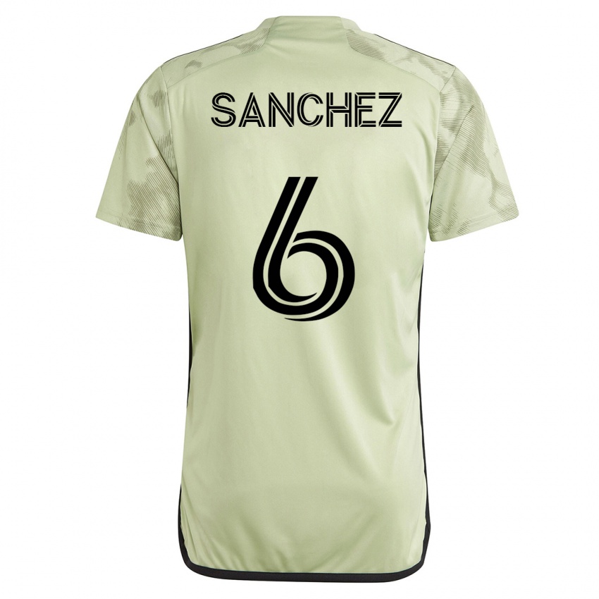 Dames Ilie Sánchez #6 Groente Uitshirt Uittenue 2023/24 T-Shirt